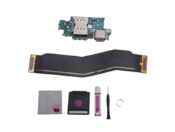 Conector Dock Porta Carregamento Usb C Galaxy S24 Plus S926b Eu Com Cabo Flex E Ferramentas De Reparo