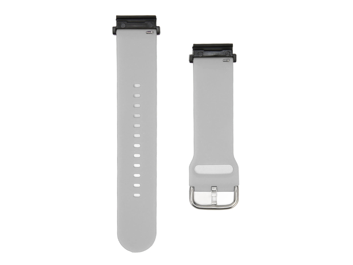 Correa de silicona de 22 mm para reloj Garmin Fenix 7, 6 y 5, color gris