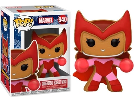Figura FUNKO Pop Marvel Navidad Galleta Jengibre Bruja Escarlata 57129