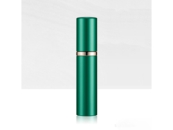 (verde) Mini Botella De Perfume Portátil Recargable De Aluminio De 5 Ml Con Atomizador