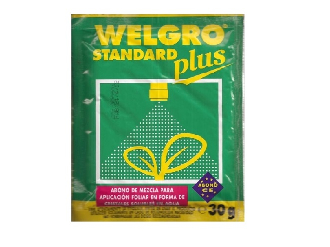 MASSÓ Welgro Standard Plus Npk Saqueta de Fertilizante 30 Gr