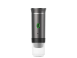 Cafetera espresso, diseño portátil, compatibilidad 3 en 1, color gris metalizado OEM