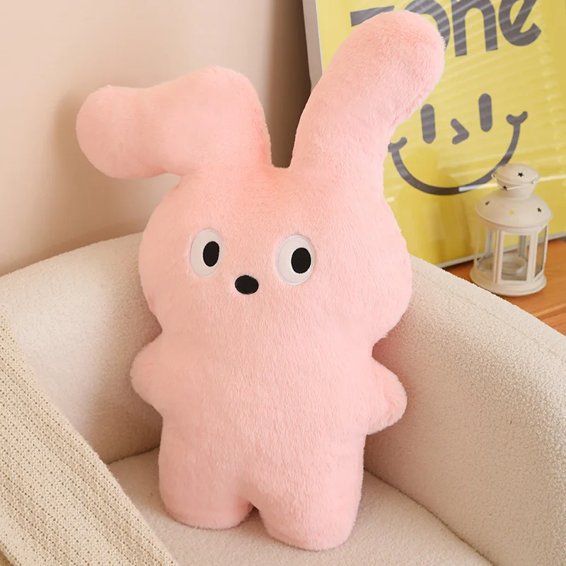 Cojín Decorativo Para Sofá Con Diseño De Conejo De Orejas Largas (rosa, 70 Cm)