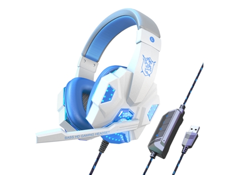 Auriculares con cable SEMD X-Ej006 (Over Ear - Micrófono - Blanco)