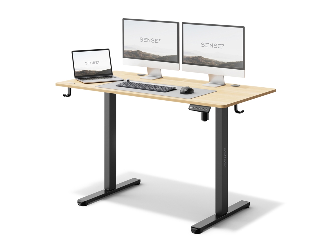 SENSE7 Nojo 120x60 Escritorio Eléctrico Pino Negro