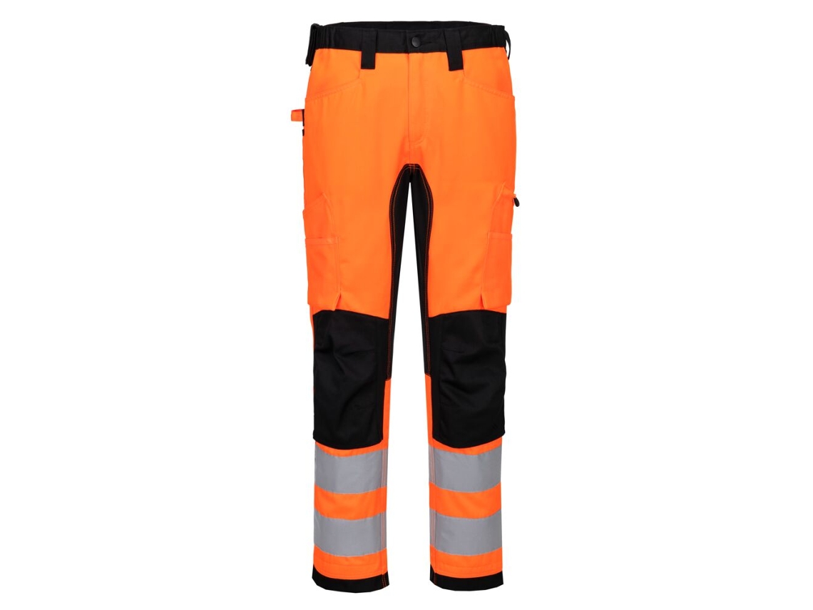 Pantalón Alta Visibilidad Eco Wx2 Con Elastano | Trabajo Naranja/negro / 44