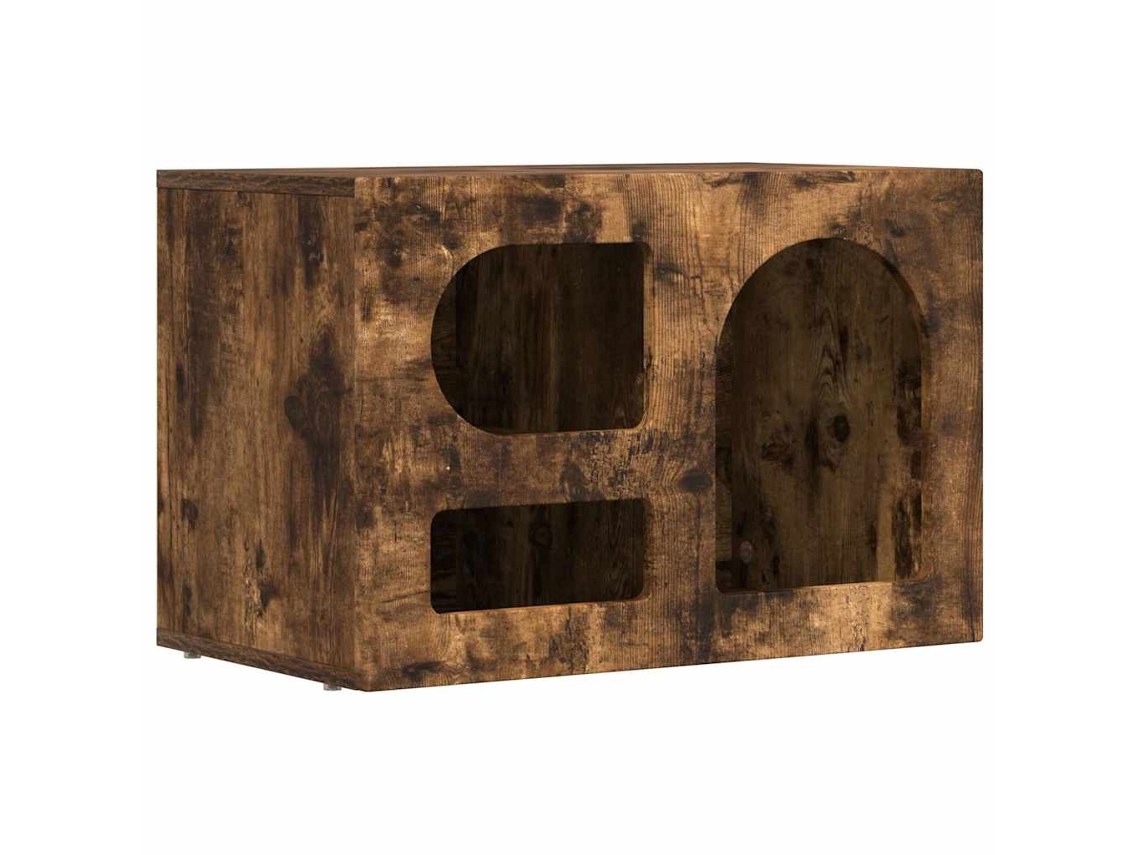 Maison Exclusive - Mueble De Tv Roble Ahumado 60 X 35 X 40 Cm Madera De Ingeniería