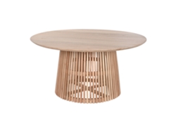 Mesa Redonda Comedor Mindi Natural 150x150x77cm