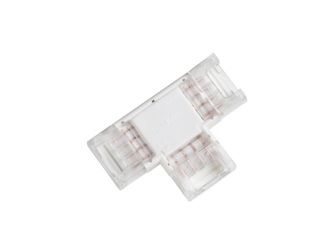 Conector T Hippopotamus para tira LED RGB 12-24V DC ancho 10mm 10mm