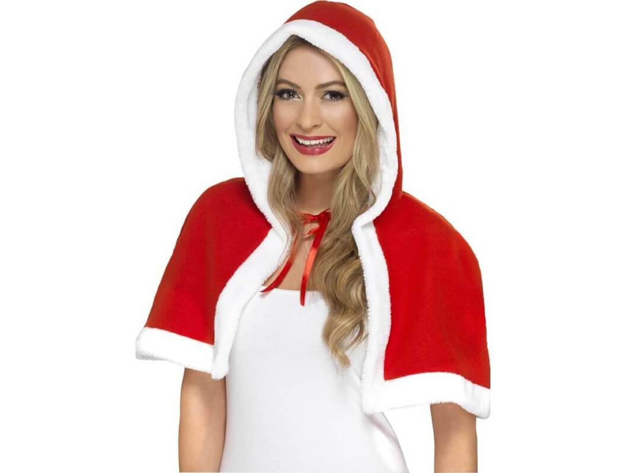 Capa DISFRAZZES Minicapa De Mama Noel