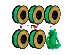 Filamento de impresión 3D, PLA, diámetro 1,75 mm, 5 kg, verde, OEM