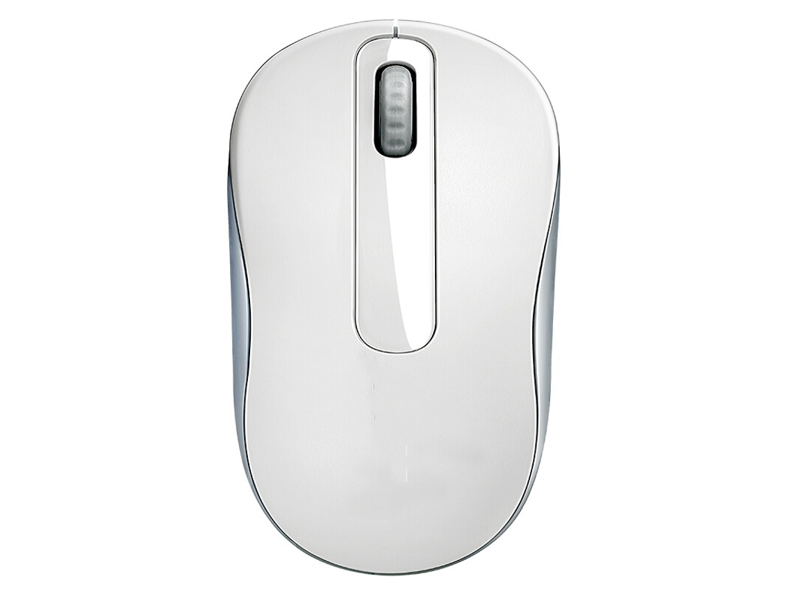 YIZHOOD M10 2.4G Ratón Inalámbrico Mini Pequeño Computadora De Mano Izquierda Y Derecha PC Computadora Portátil De Escritorio Blanco