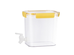 Hervidor De Agua Fría De Gran Capacidad (3,5 L) De Pet Con Grifo Sellado Para Uso En La Cocina (amarillo)
