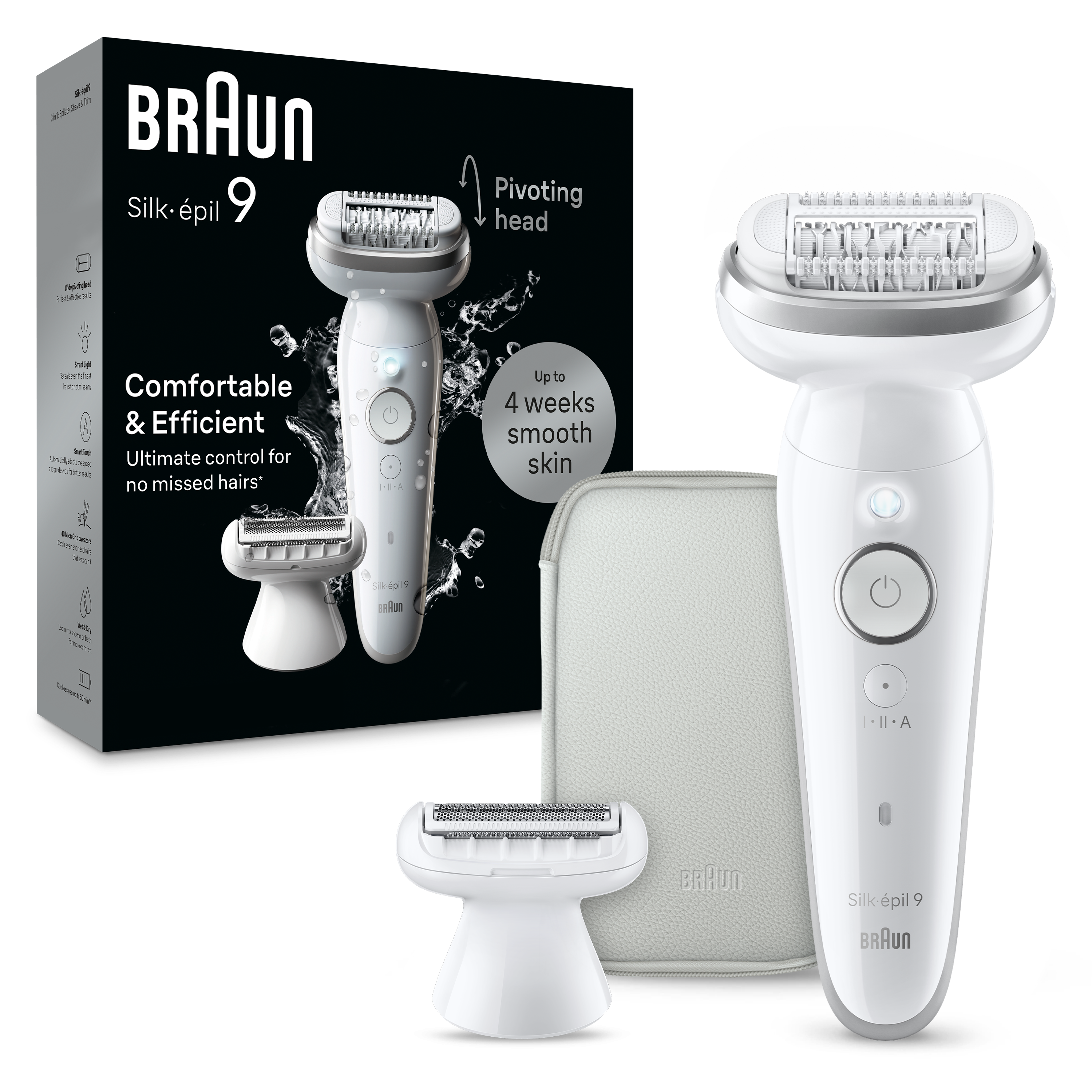 Afeitora BRAUN Silk Epil S9 SES9-041 Essential (Inicio - Multizona - Corriente)