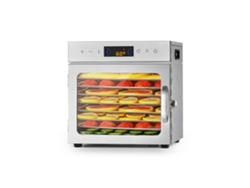Deshidratador digital de alimentos de 13,2 l con control de temperatura y temporizador Tekmaquinas