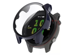 Estuche protector para reloj Garmin Venu 2s con pintura azul.
