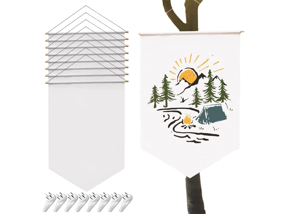 Bandera De Jardín, En Blanco, Kit De Sublimación Para Bandera De Jardín En Blanco Para Sublimación, Césped, Banderas De