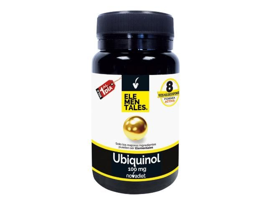 Suplemento Alimentar NOVADIET Ubiquinol Blandas Vegetale (100 Mg - Cápsula)