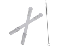 Juego de 2 mordedores de pajita para bebés, talla S, para aliviar el dolor y ayudar durante el gateo Gokoco