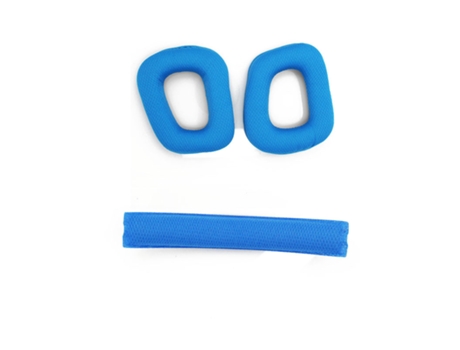 Almofadas de ouvido e faixa de cabeça de reposição para Logitech Série G Azul