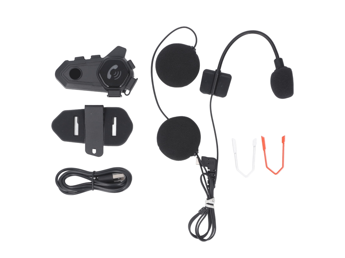 Auriculares Bluetooth Para Casco Con Reducción De Ruido, Resistencia Al Agua Ip67 E Intercomunicador Inteligente.