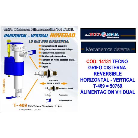 GRIFO CISTERNA BOYA ALIMENTACION HORIZONTAL • Tecnoagua