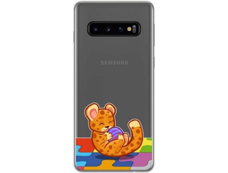 Carcasa Samsung Galaxy S10 Plus TUMUNDOSMARTPHONE Leopardo Multicolor
