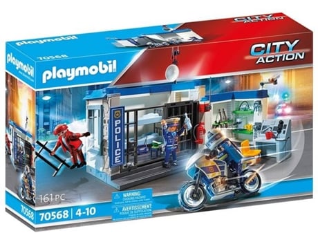 Playmobil PLAYMOBIL City Action Policia Escape De La Prision (Edad Mínima Recomendada: 4años)