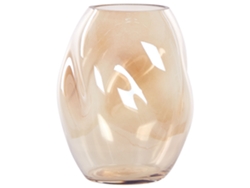 Jarra De Flores Gerakini Vidro 20 Cm Laranja