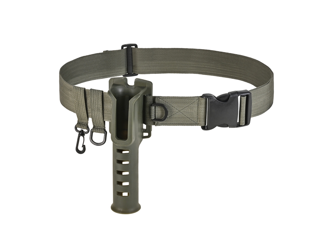 Cinturón De Soporte Lumbar Ajustable Para Portacañas De Pesca Ligero Con Gancho Accesorio
