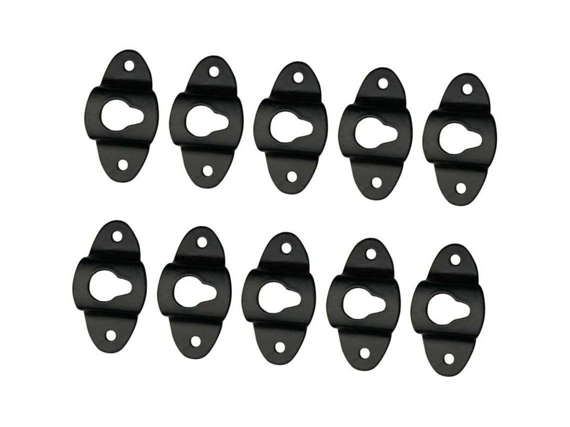 Soporte De Pared Para Altavoz, 10 Ganchos De Acero Resistente Para Estantes, Accesorio De Fijación De 48 Mm.