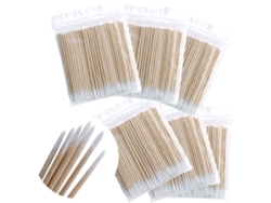 600 bastoncillos de algodón de 7 cm con microcerdas puntiagudas, precisión para maquillaje/limpieza ZYBLSSBB