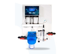Control avanzado de pH y cloro para piscinas Etatron Eselect M, monitorización automática, dosificación óptima - pH Plus Chlorine PPM (cloración salina)