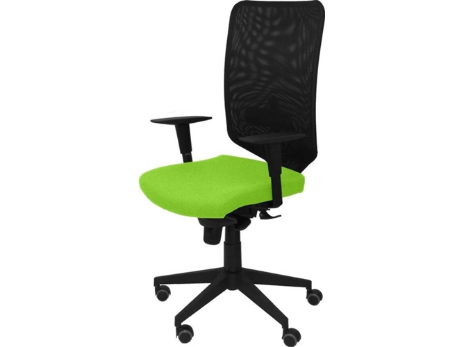 Silla de Escritorio Operativa PYC Ossa N Verde con ruedas antiarañazos (Brazos Ajustables - Malla)