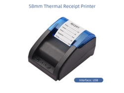 Impresora térmica USB Bluetooth de 58 mm para recibos de supermercados y tiendas - iOS, Android, Windows, Office/POS