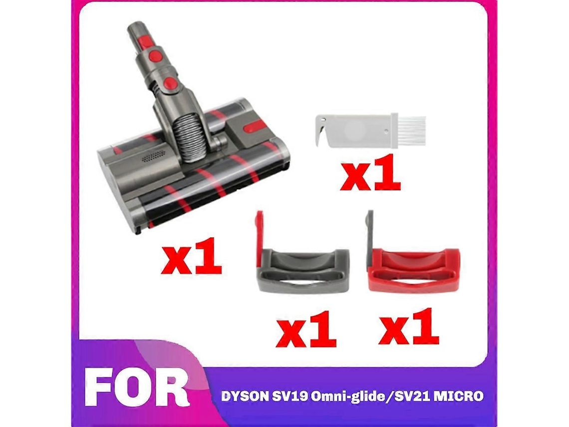 For Omni-glide Sv19/21 Soft Roller Cleaner Head With Double Roller Brush Vacuum Accessory