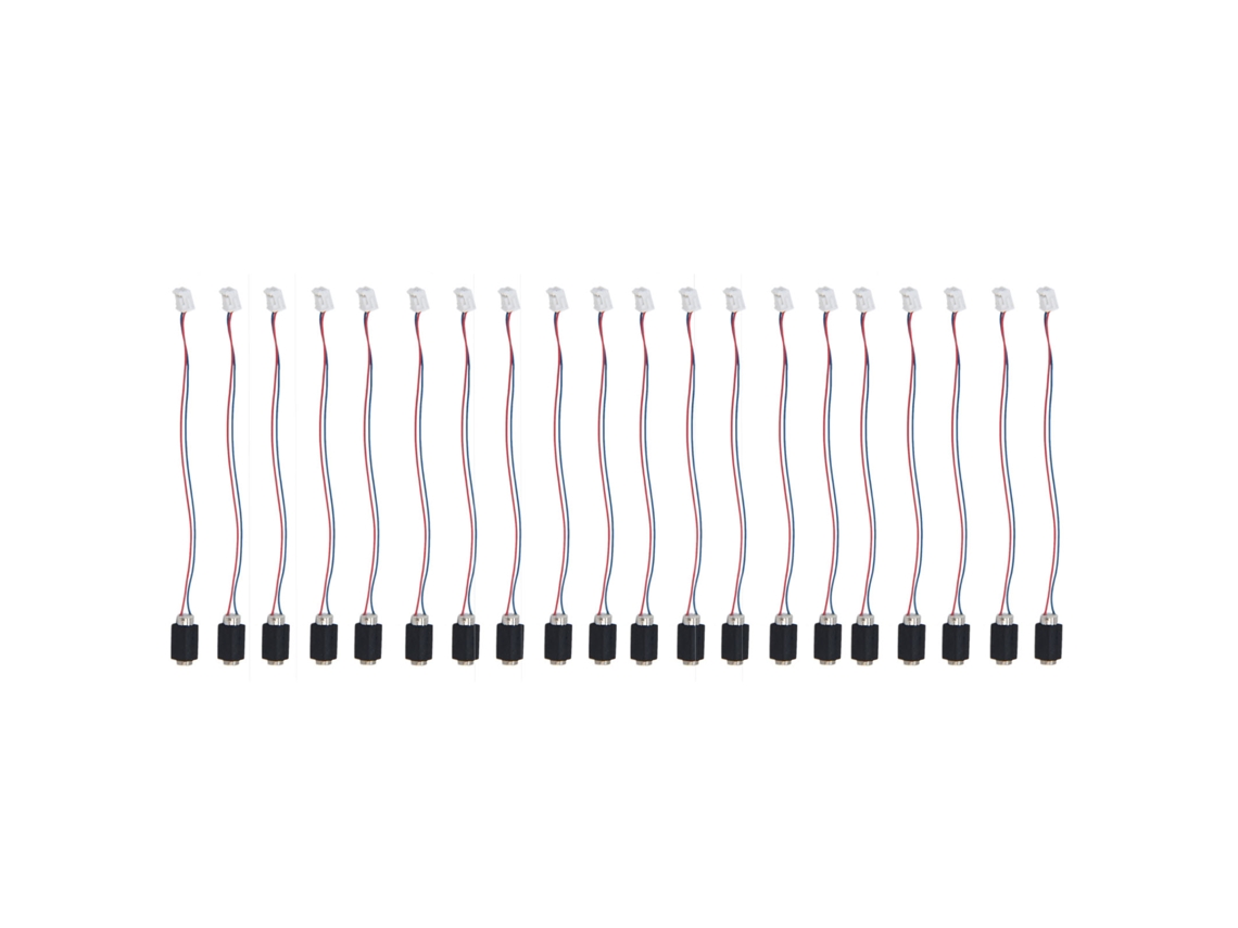 Micromotor De Vibración Cilíndrico Para Teléfonos Móviles 3v 0408 Cable Estable Baja Vibración 22g