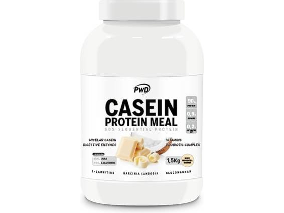 Complemento Alimenticio PWD Casein Protein Meal (450 g (Chocolate - Coco))