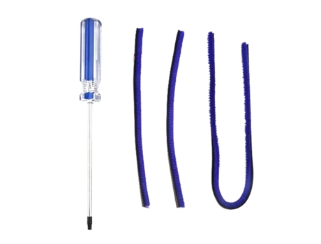 3pcs aspirador de pó vassoura tiras de pelúcia com chave de fenda para dyson