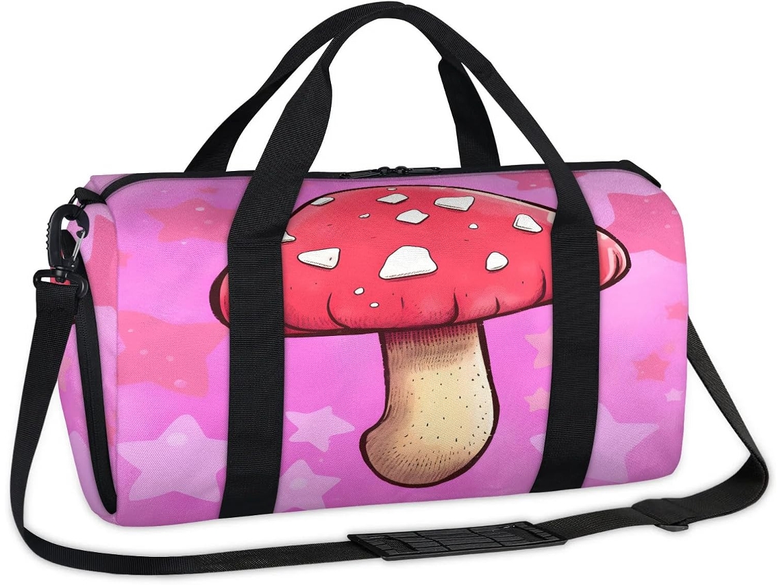 Bonita Bolsa Deportiva Estampado Setas Para Fines Semana Viaje Mano Viajes Niños Niñas Mujeres Hombres