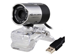 Cámara Web Usb De Video Hd Con Rotación 360° Y Micrófono Integrado