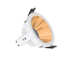 Foco Downlight Cónico GU10 6W Corte Ø 75 mm PC Galvanizado