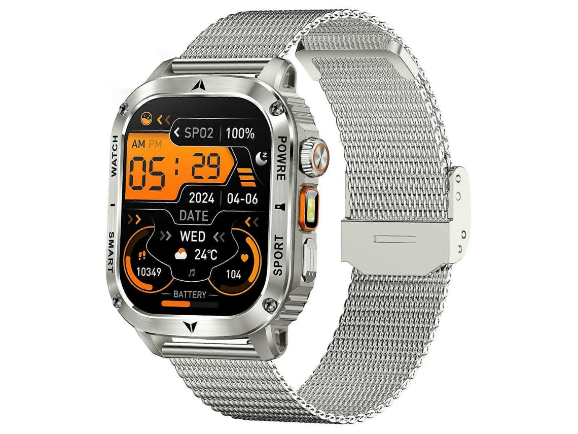 Reloj inteligente Ak80 con pantalla HD de 2.01 pulgadas, Bluetooth, llamadas, monitor de frecuencia cardíaca y rastreador deportivo. Ly Ebike