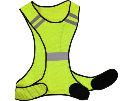 Chaleco reflectante de alta visibilidad - Mujeres y hombres - Transpirable - Ligero - Chaqueta fluorescente de seguridad para correr, andar en bici...