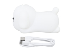 2026-luz Nocturna Perrito Lindo Led Silicona Usb Recargable Para Niños Cuna Dormitorio Decoración Mesa