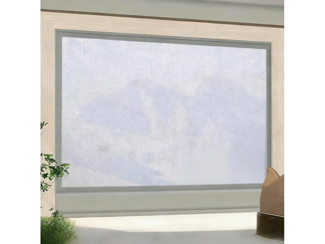 Kits De Aislamiento Reutilizables Para Ventanas, Lámina Aislante Térmica Gruesa Bloquea El Aire Frío, Invie...