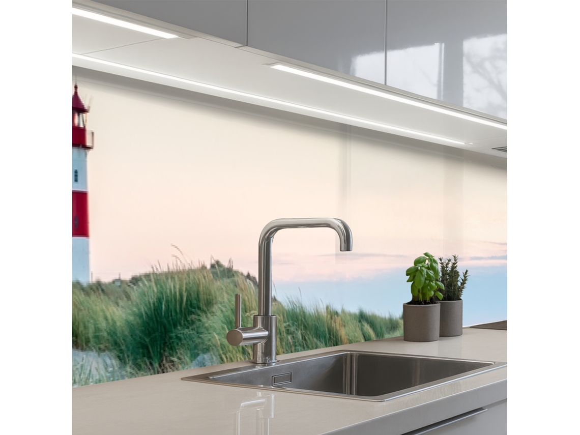 Salpicaderos De Cocina Faro - Naturaleza - Playa 500x60 Cm