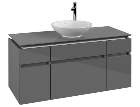Módulo de lavabo Villeroy &amp Boch Legato B578 1200x550x500mm centrado en el lavabo