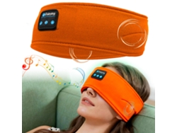 Auriculares Bluetooth 5.0 Con Diadema, Batería De Larga Duración, Ideales Para Hacer Deporte Y Dormir. Digitallab Naranja