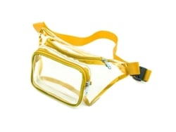 Bolsa De Cintura Transparente Impermeable Para Mujer Y Hombre, Viajes, Playa, Eventos, Conciertos Pvj Amarillo
